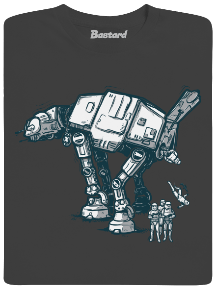 AT-AT férfi hosszú ujjú póló Dark Grey