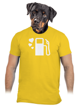 Tele kérem férfi póló Gold