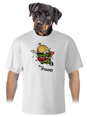 unisex túlméretezett póló