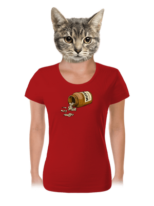 Music Pills női póló Red Mal