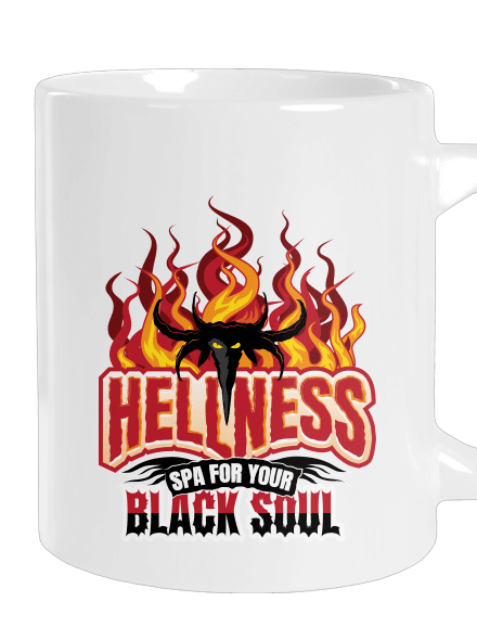 Hellness nagy bögre White