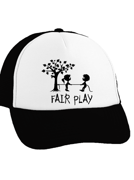 Fair play teherautós sapka Black cap