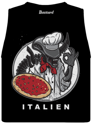 Italien női bővített trikó Black