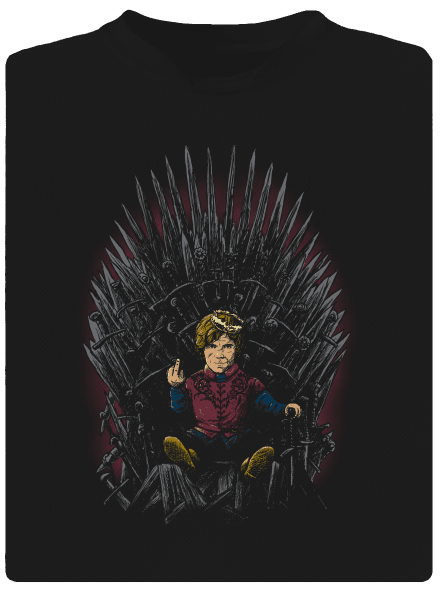 Tyrion a trónon férfi sportpóló Black