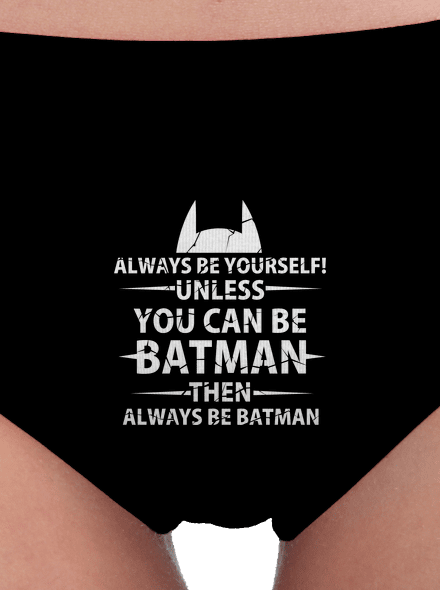 Batman női bugyik Black