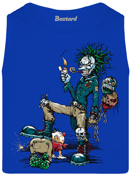 Evil clown férfi trikó Royal Blue