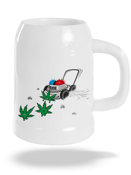Ganja bust söröskorsó White
