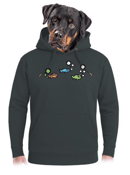 Baleset unisex prémium pulóver Charcoal