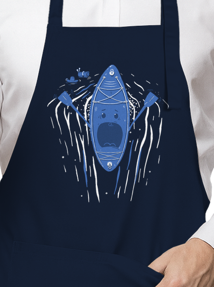 Ahhhh! kötény Navy