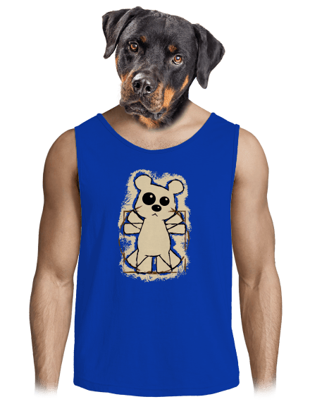 Da Vinci Teddy férfi trikó Royal Blue