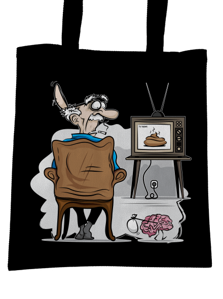 TV News táska Black