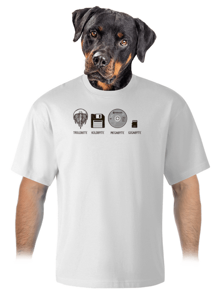 Trilobite unisex túlméretezett póló White