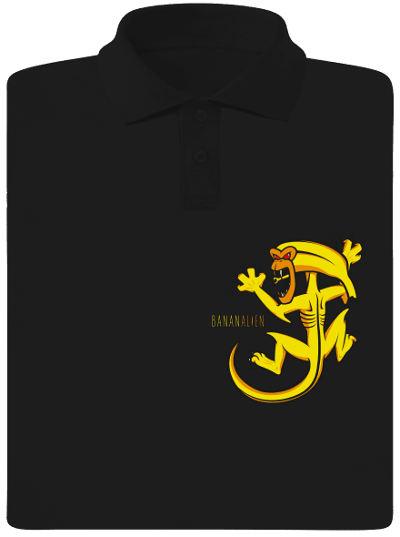 Bananalien férfi pólóingek Black