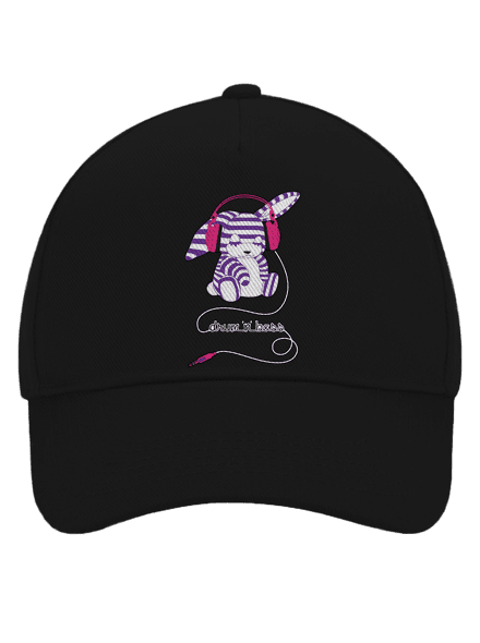 Drum and bass baseballsapka Black