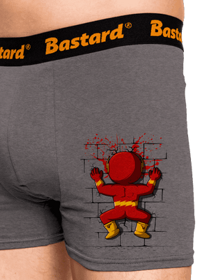 Flash boxeralsó Gray Melange