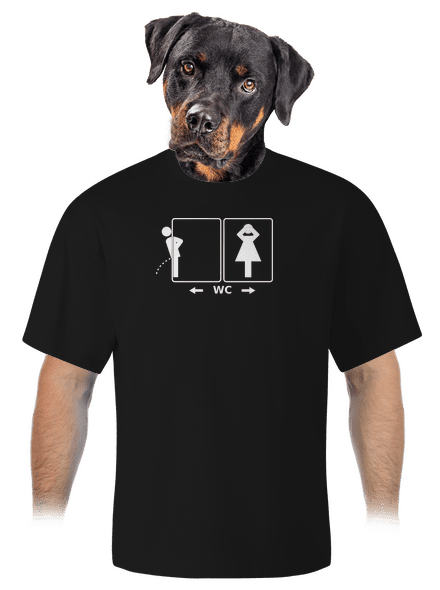  unisex túlméretezett póló Black