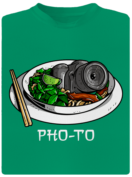 Pho-to gyerek sport póló Kelly Green Mal