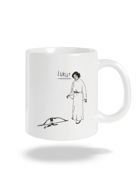 Luke és Leia hagyományos bögre White