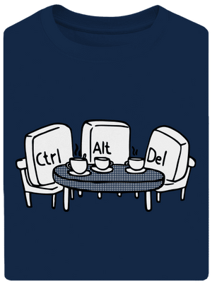 Elválaszthatatlan haverok unisex túlméretezett póló Midnight Blue