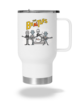 AI Beatles termosz bögre White