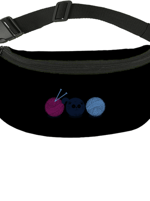 Macska övtáska Black