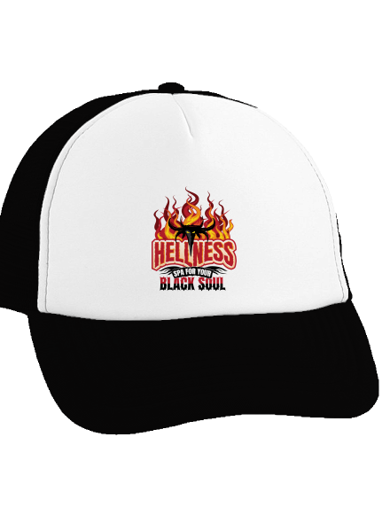 Hellness teherautós sapka Black cap