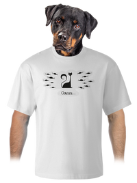 unisex túlméretezett póló