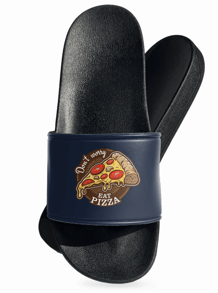 Pizza papucs Navy