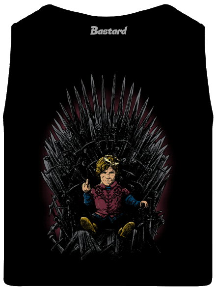 Tyrion a trónon férfi trikó Black