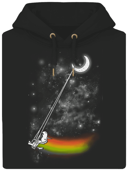 Unicorn universe unisex prémium pulóver Dark Black