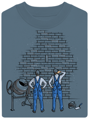 Kőművesek unisex crewneck Nordic Blue