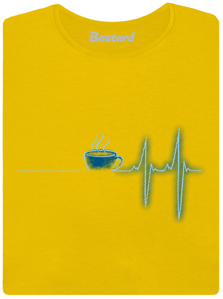 Coffee help női póló Yellow