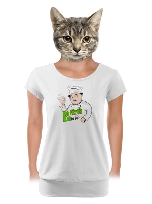 női póló elasztikus alsó szegéllyel