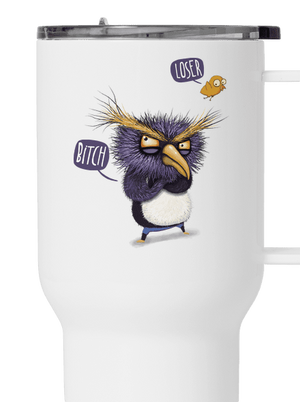 A pingvin nem repül termosz bögre White