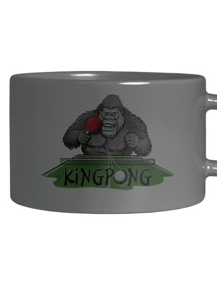 King pong macaron bögre Grey Macaron