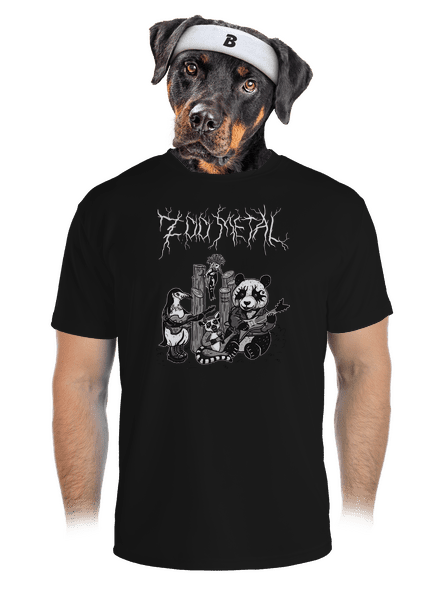 ZOO metal férfi sportpóló Black