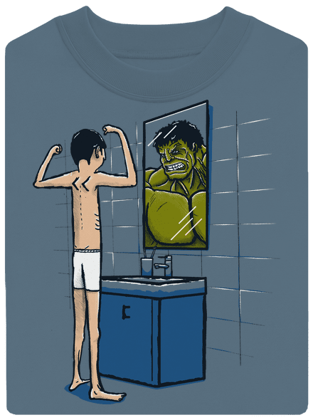 Hulk unisex crewneck Nordic Blue