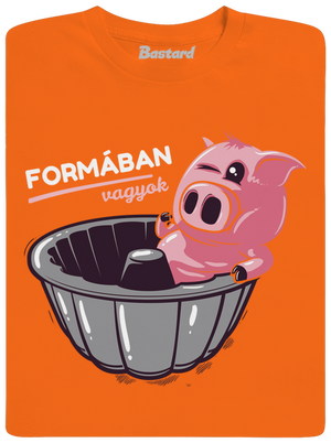 Formában férfi póló Orange