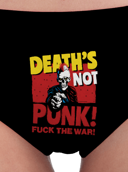 Death's not punk női bugyik Black