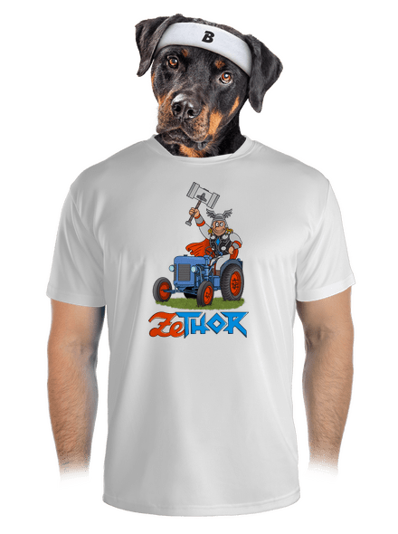 ZeThor férfi sportpóló White