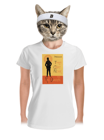 Le Chat Noir női sportpóló White