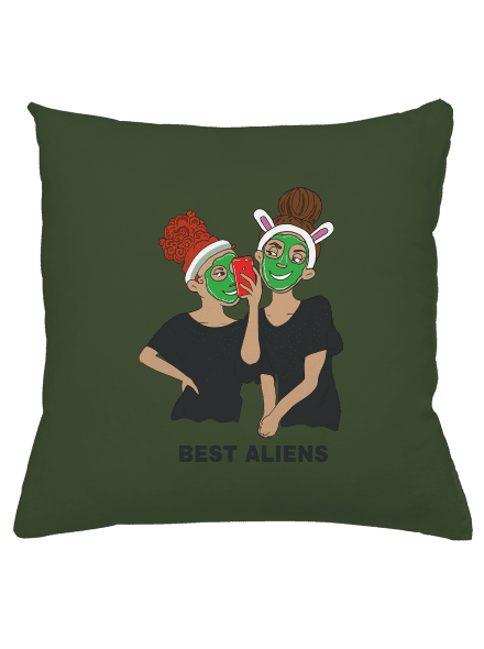 Best aliens párna Olive Green