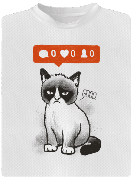 Grumpy férfi sportpóló White