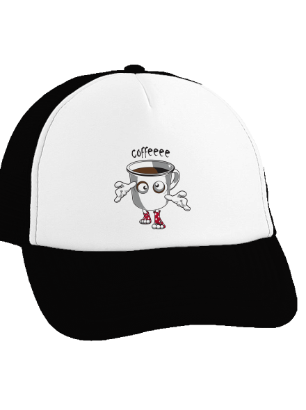 Zombie coffee teherautós sapka Black cap