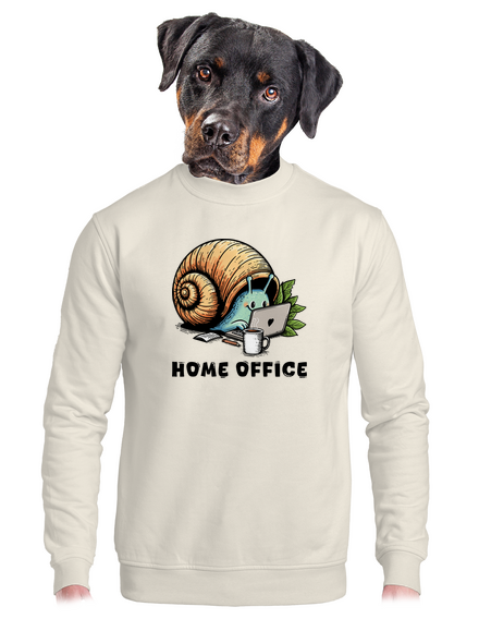 Sneka home office unisex crewneck Off White