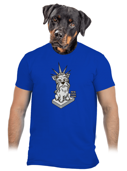New Yorkshire férfi póló Royal Blue