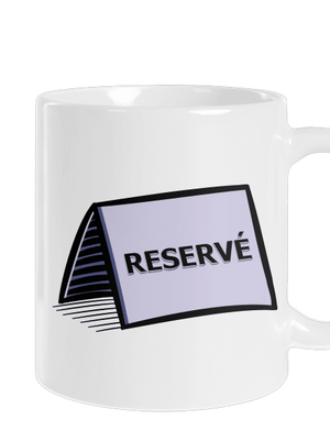 Reservé hagyományos bögre White