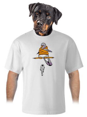 unisex túlméretezett póló
