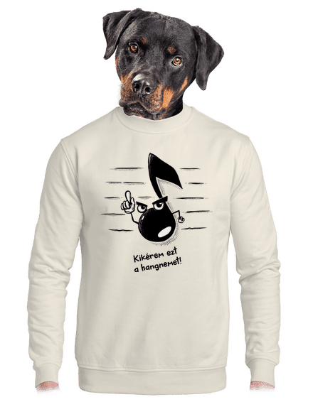 Hangnem unisex crewneck Off White