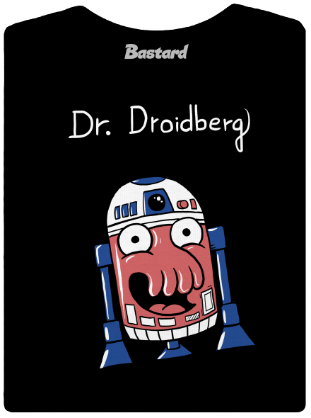 Dr. Droidberg női póló Black